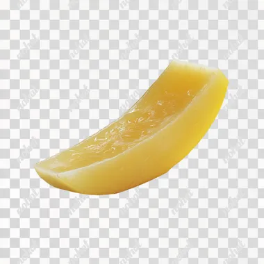 Lemon 45 degree slice section, white background, 4k clear photo