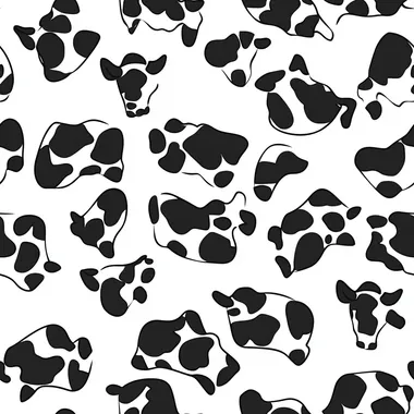 cow print vector