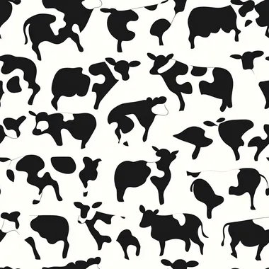 cow print vector