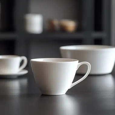 QSv18t08jztr A sleek and modern coffee cup with a minimalist design, perfect for a contemporary cafe.