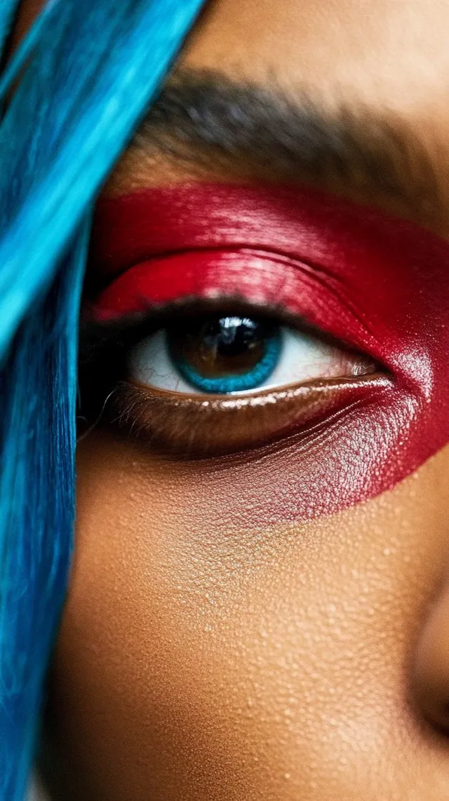 Vivid Eyes: A Bold Expression of Artistic Makeup