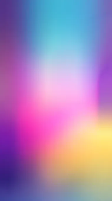 Blurred background for mobile phone, gradient colors of blue, pink, purple, and yellow, vector illustration, flat design, high resolution, high detail, simple, minimalist style, colorful