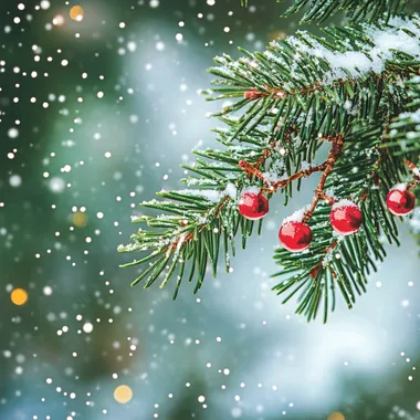 Christmas card template, size 210x100 mm, Christmas-like