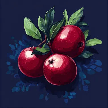 pomagrate on dark blue clean background