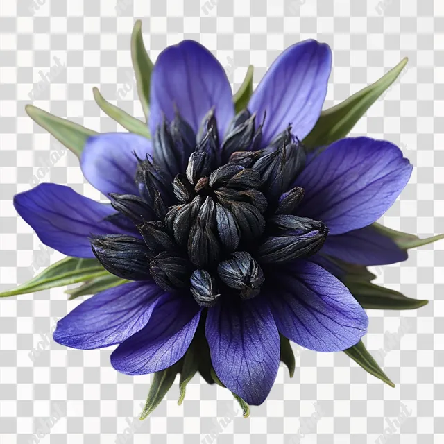 Violet Black Cumin Flower in Full Bloom: A Raw Perspective