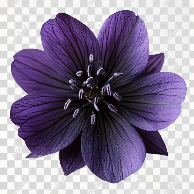 Violet Black Cumin Flower: A Stunning Front View
