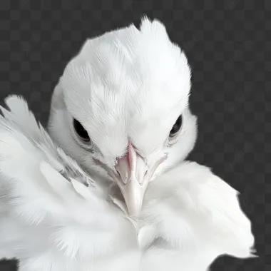 a Hen, healthy, white background,8K
