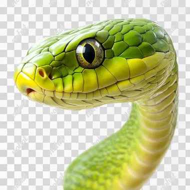 snake with a transparent background