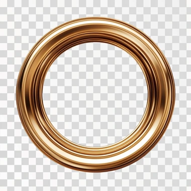 generate an 3d Royal muted golden colour round frame 3d textures, isolated white background, use vintage brown-sof gold colour gradients,