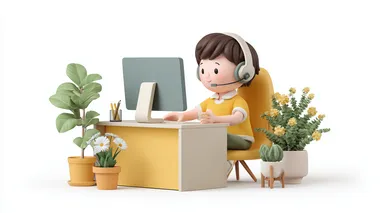 3D cartoon Thai boy with headset learning online, colorful modern room, cheerful expression, stylized rendering, medium shot, watercolor, copy space for text, isolate on white background     g2ggght --raw