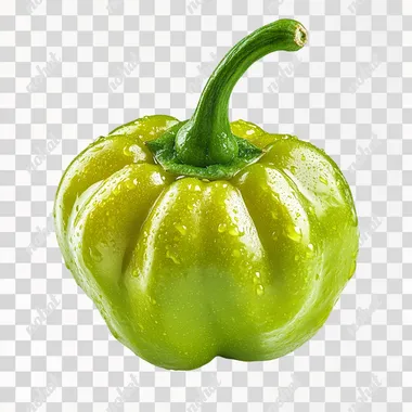 ultra-realistic advertising photography, a green habanero chili, perfect handling of shadows and lights, advertising retouching, on white background, ultra detailed,