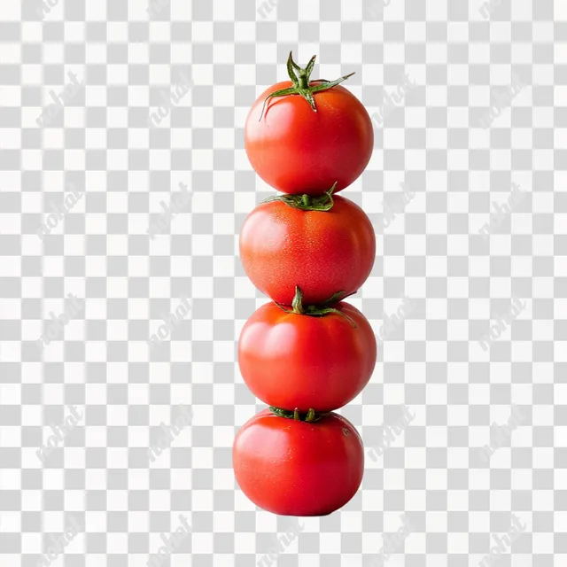 PNG Fresh tomatoes stacked vertically for a vibrant kitchen display