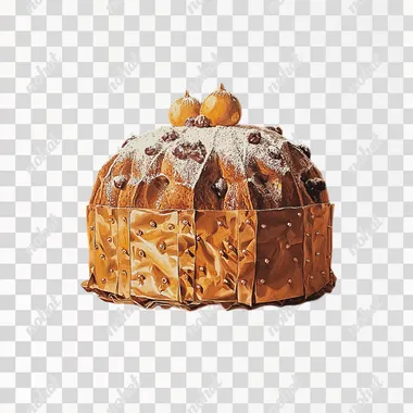 a pandoro against a panettone
