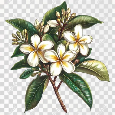 plumeria png elegant