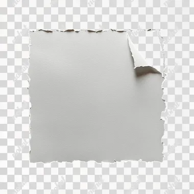 white paper broadly cut single piece, sticker, collage cut, plain black background