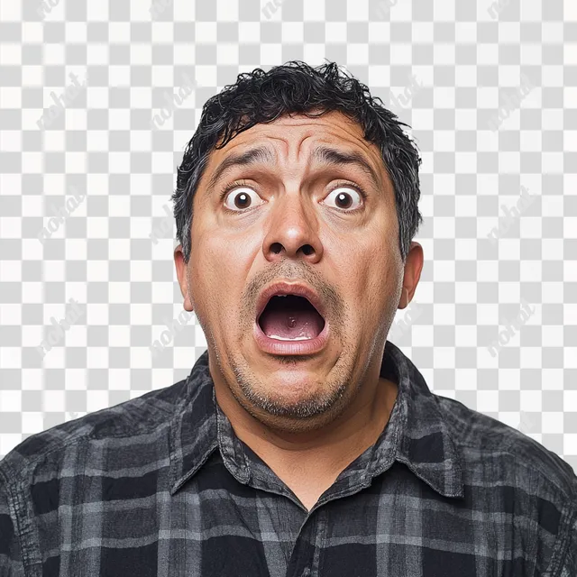 Fear in Focus: A Portrait of a Latino Man