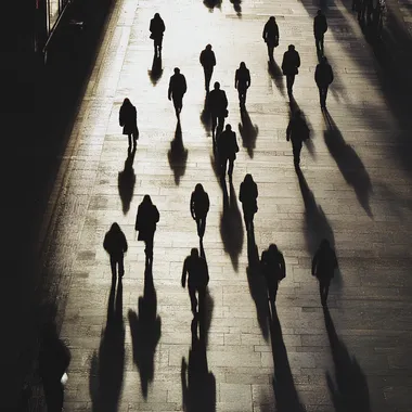 people shadow