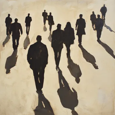 people shadow