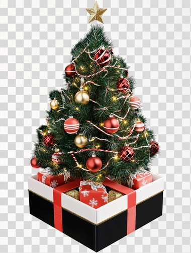 Christmas Tree Gift Box