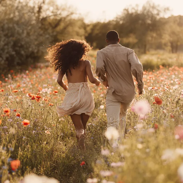 Joyful Moments in a Wildflower Meadow