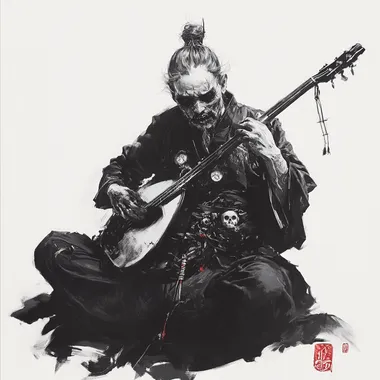 your friend with the haunted shamisen has plucked a baleful chord of ill portent  rofile 7vt7bdq