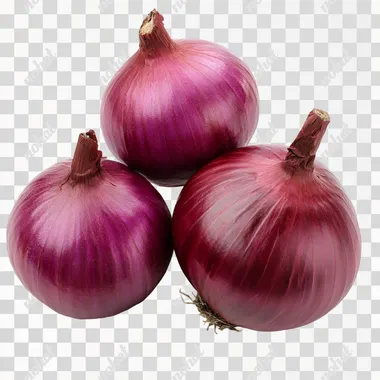 Slice of onions, Dum Aloo Onion ring Red onion isolated in white background