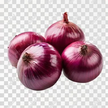 Slice of onions, Dum Aloo Onion ring Red onion isolated in white background
